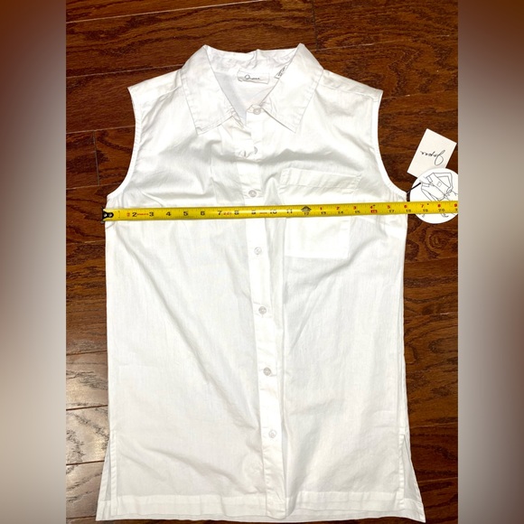 Japna Sleeveless Button-Up Shirt 2 Ways to wear Top - Picture 9 of 16